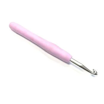 картинка Крючок для вязания металл силиконовая ручка от магазина Ютекс