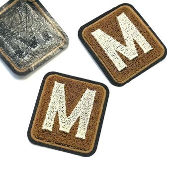 картинка Нашивка плюш М 4.5*5см капучино от магазина Ютекс