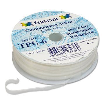 картинка Лента силиконовая "GAMMA" TPU-6 6 мм 100 м от магазина Ютекс