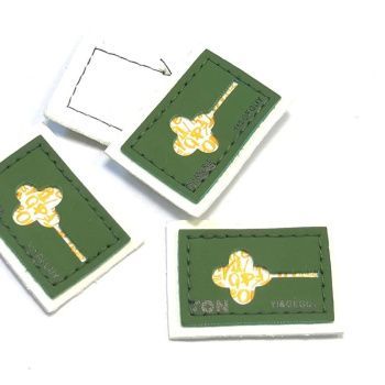 картинка Нашивка под кожу Ключик Ton 5*3,5см зеленый от магазина Ютекс