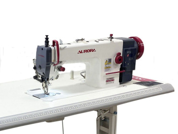 картинка Прямострочная промышленная швейная машина с шагающей лапкой AURORA A-0302DE ( прямой привод ) от магазина Ютекс