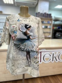 картинка Кулирная гладь балерина ( купон 75 см ) от магазина Ютекс