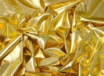 картинка Трикотаж плательный Диско с напыл 150 см, 001 (золото) от магазина Ютекс