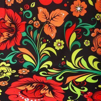 картинка Ткань Габардин 4000.27 Хохлома от магазина Ютекс