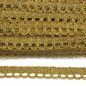 картинка Тесьма 1010 10мм*16м (золото) от магазина Ютекс