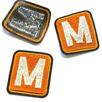 картинка Нашивка плюш М 4.5*5см оранжевый от магазина Ютекс