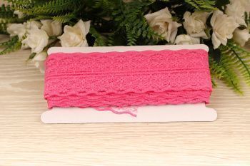 картинка Кружево капрон 45 мм розовый упак 13,71 м от магазина Ютекс