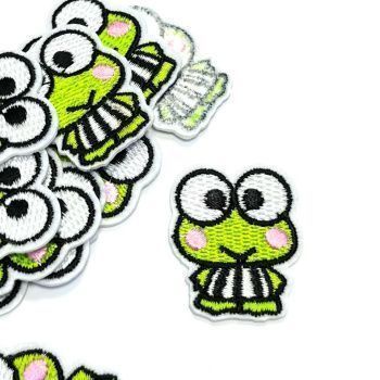 картинка Термоаппликация "Лягушонок розовые щечки" 3,5*3см от магазина Ютекс