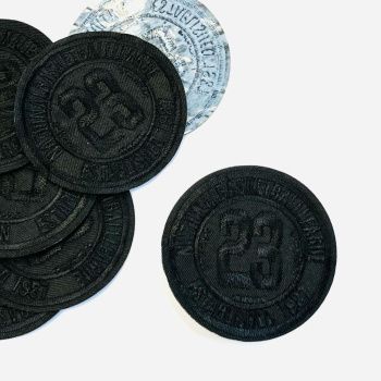 картинка Термоаппликация 23 черный 7 см от магазина Ютекс