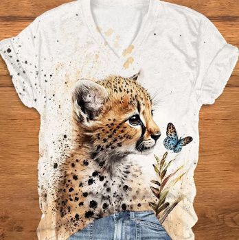 картинка Футер 2-х нитка леопардик от магазина Ютекс