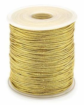 картинка Шнур декоративный 1 мм золото упак 95 м от магазина Ютекс