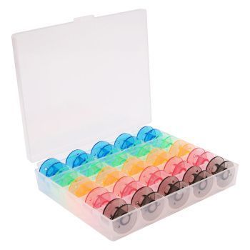 картинка Набор шпулек пластик цветных упак 25 шт от магазина Ютекс