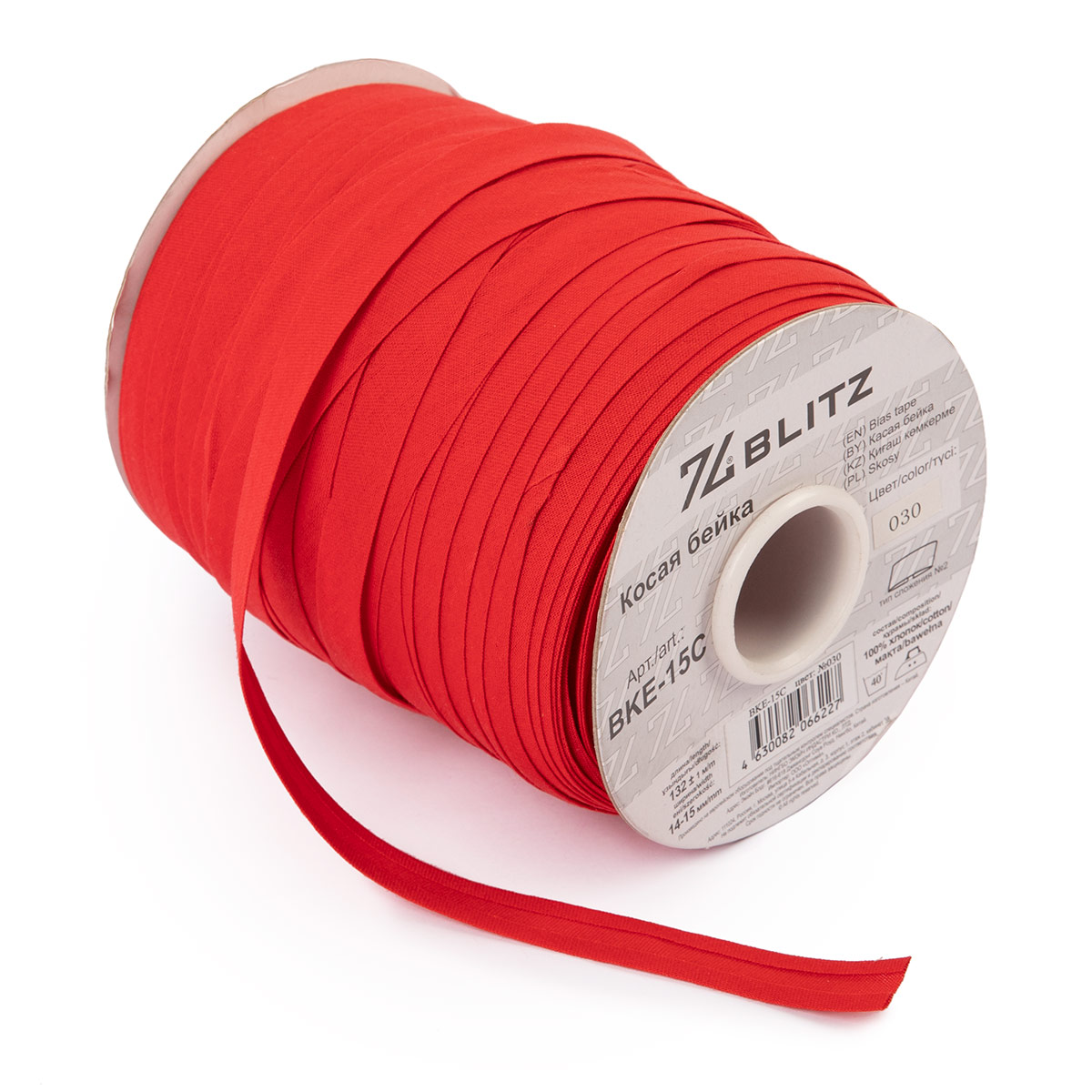 картинка Косая бейка Х/Б "BLITZ" BKE-15C 14-15 мм 132 м от магазина Ютекс