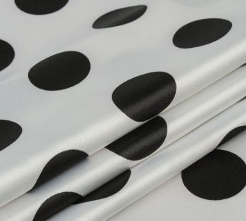 картинка Атлас стрейч Горох 4,5см от магазина Ютекс