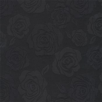 картинка Подклад Taffeta с рисунком JTR-131 черный (розы) от магазина Ютекс