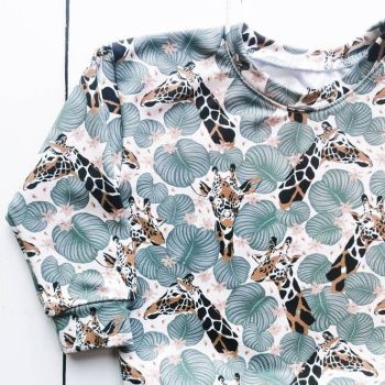 картинка Кулирная гладь Жирафы от магазина Ютекс