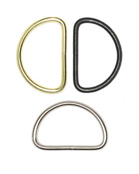 картинка Полукольцо 40 мм усиленное сварное никель от магазина Ютекс