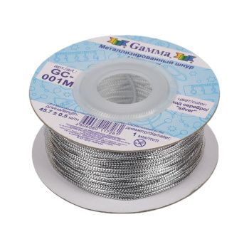 картинка Шнур "Gamma" 1 мм GC-001M метал. (100м) от магазина Ютекс
