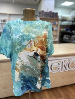 картинка Кулирная гладь Корги ( купон 80 см ) от магазина Ютекс