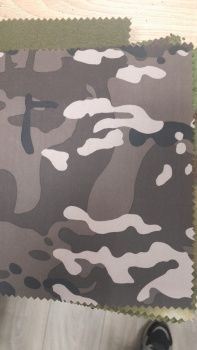 картинка Дюспо бондинг на флисе Х017 черный мультикам от магазина Ютекс