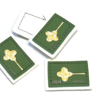 картинка Нашивка под кожу Ключик Ton 5*3,5см зеленый от магазина Ютекс