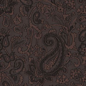 картинка Подклад Taffeta с рисунком JTR-101 т.коричневый (растительный орнамент) 52% пэ + 48 % вискоза от магазина Ютекс
