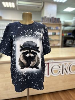 картинка Кулирная гладь Енот ( купон 70 см ) от магазина Ютекс