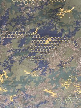 картинка Дюспо бондинг на флисе рип-стоп соты олива X008 от магазина Ютекс