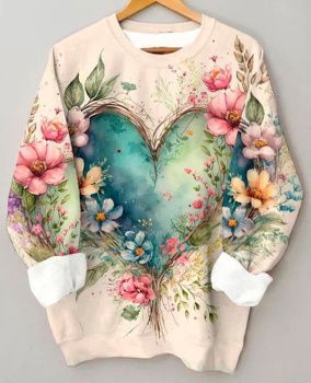 картинка Футер 2-х нитка Сердце ( купон 75 см ) от магазина Ютекс